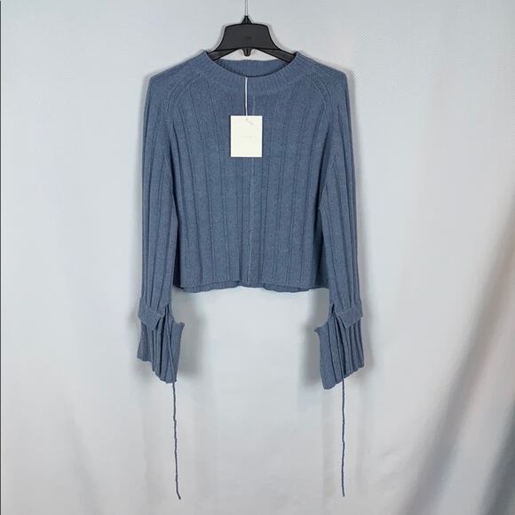 Avantlook Ribbed Bell Sleeve Sweater - Picture 3 of 7